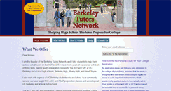 Desktop Screenshot of berkeleytutors.net