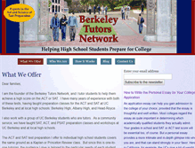 Tablet Screenshot of berkeleytutors.net